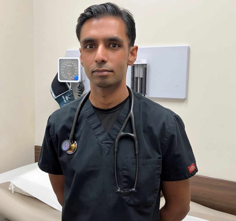 Headshot of Dr. Aleem Hussain
